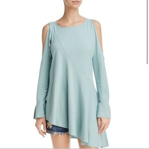 Free People "Clear Skies" mint tunic XS